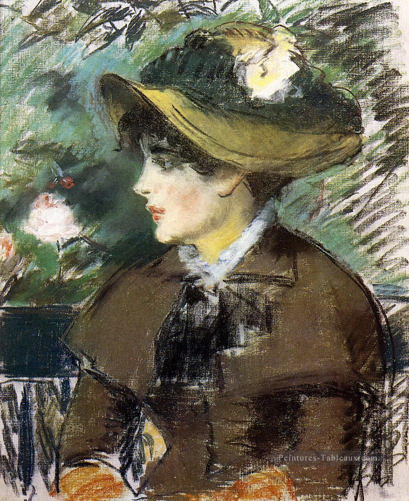 Sur le banc Édouard Manet Peintures à l'huile